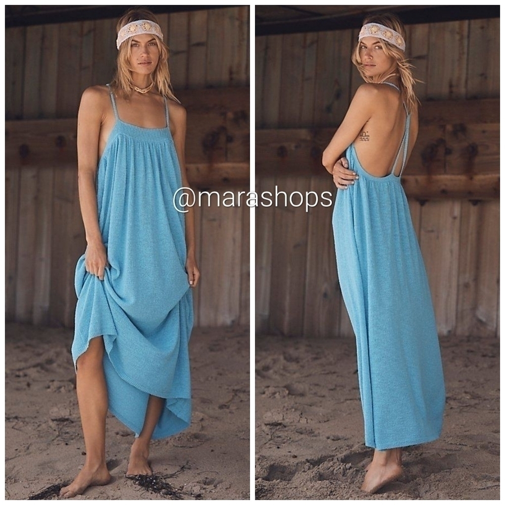 Free People Under The Stars Sweater Midi Dress